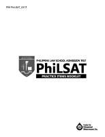 philsat practice test|(PDF) PhiLSAT Practice Booklet .